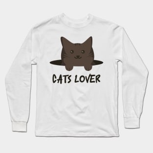 cute cat Long Sleeve T-Shirt